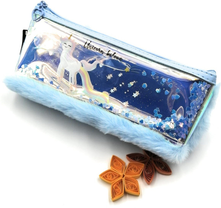 blue pouch