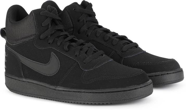 nike black high tops for men