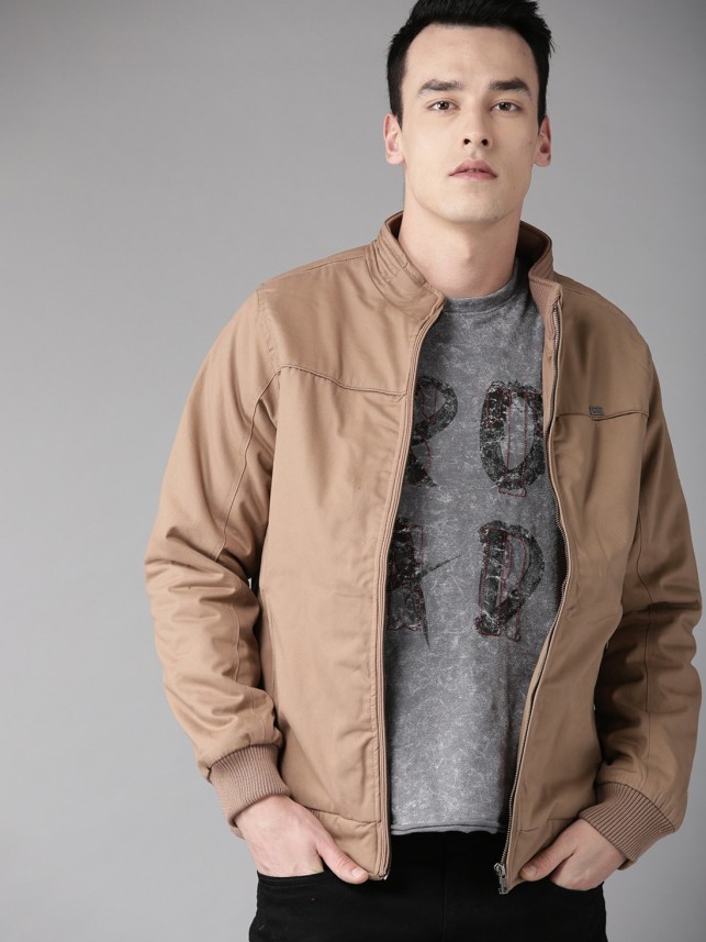 roadster full sleeve solid men's jacket