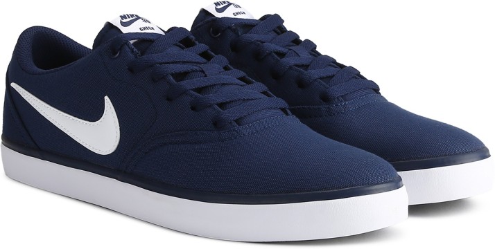 nike sb check solar canvas navy blue