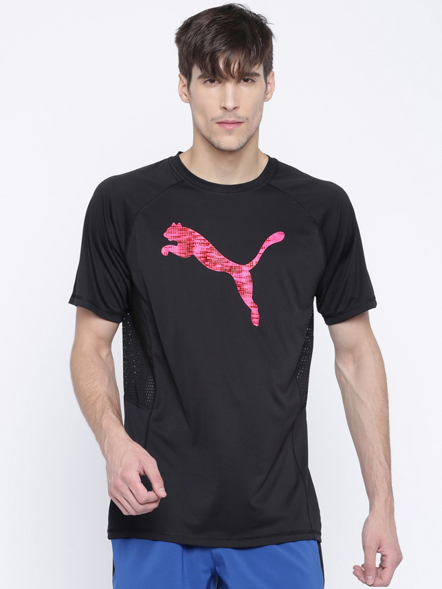 black and pink puma shirt