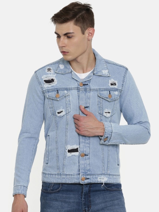 flipkart denim jacket men