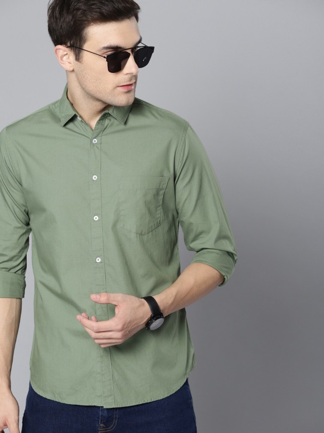 mens green shirt