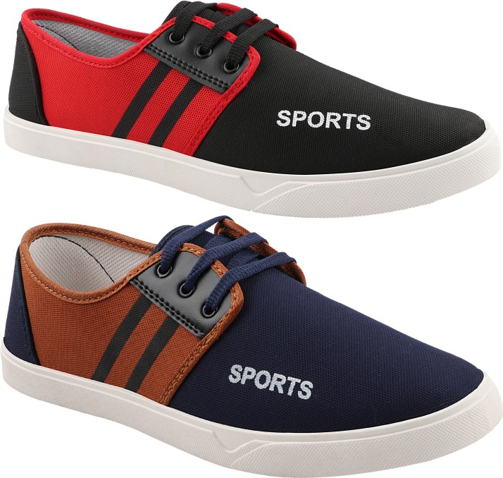 mens smart canvas shoes