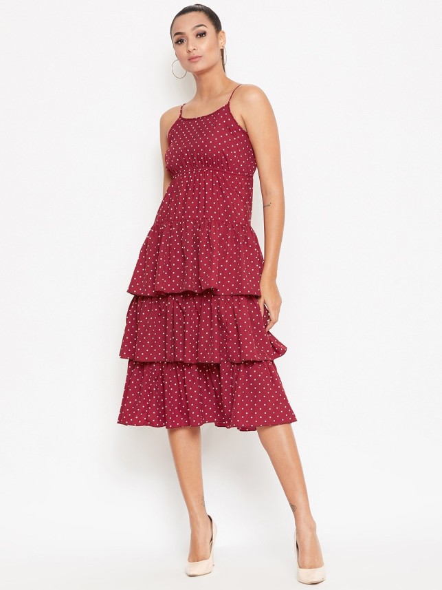 ruffle dress flipkart