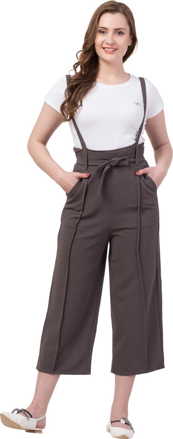NNIFA Women Grey Dungaree - Buy NNIFA 