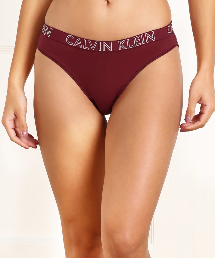 maroon calvin klein underwear