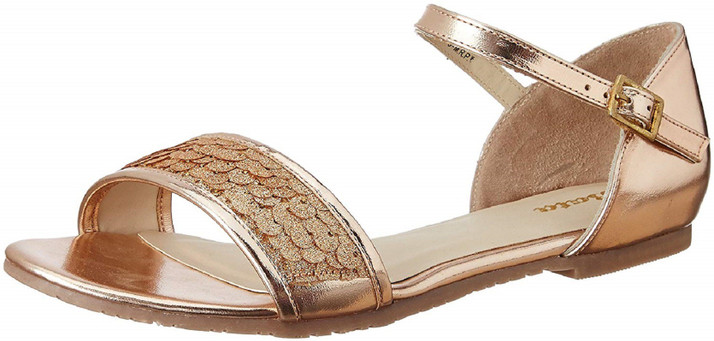 bata golden sandals