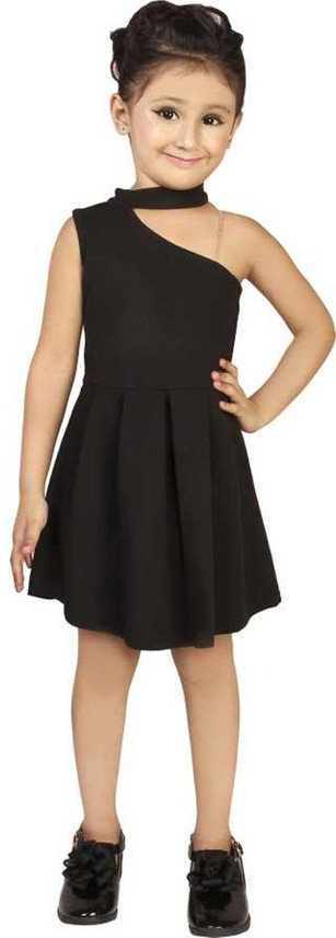 Stripe Girls Above Knee Party Dress 