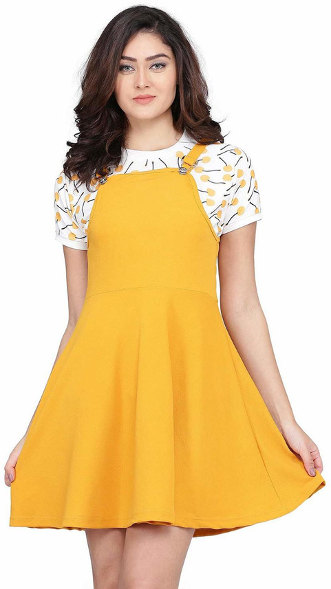 AvdipCreative Women Yellow Dungaree 