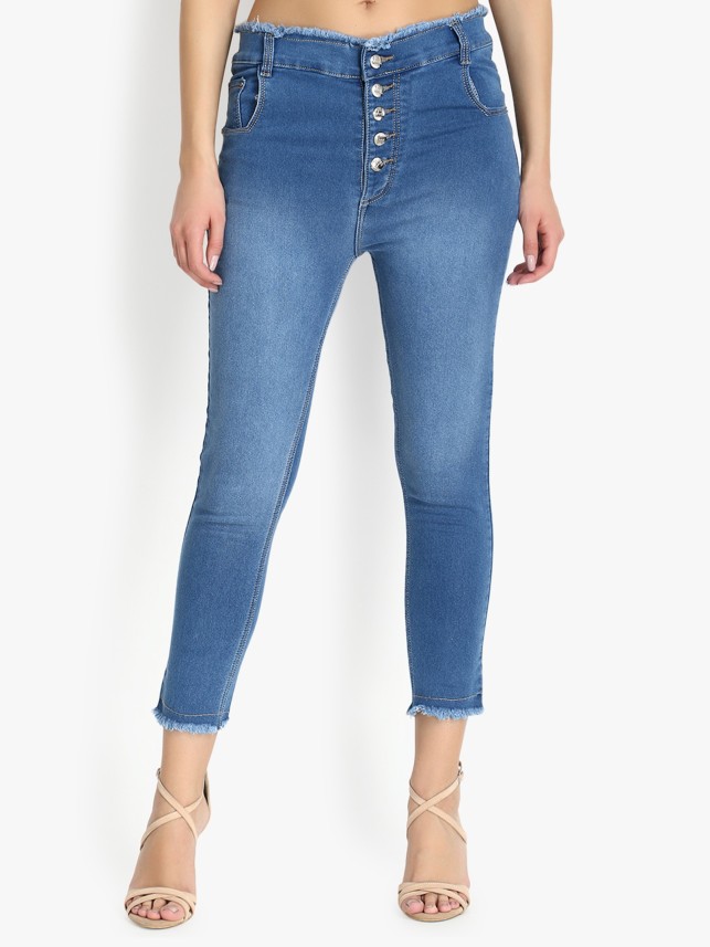 high waist jeans in flipkart