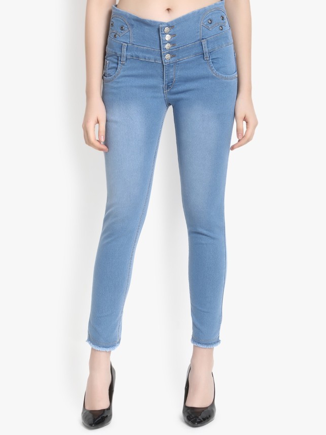 high waist jeans on flipkart