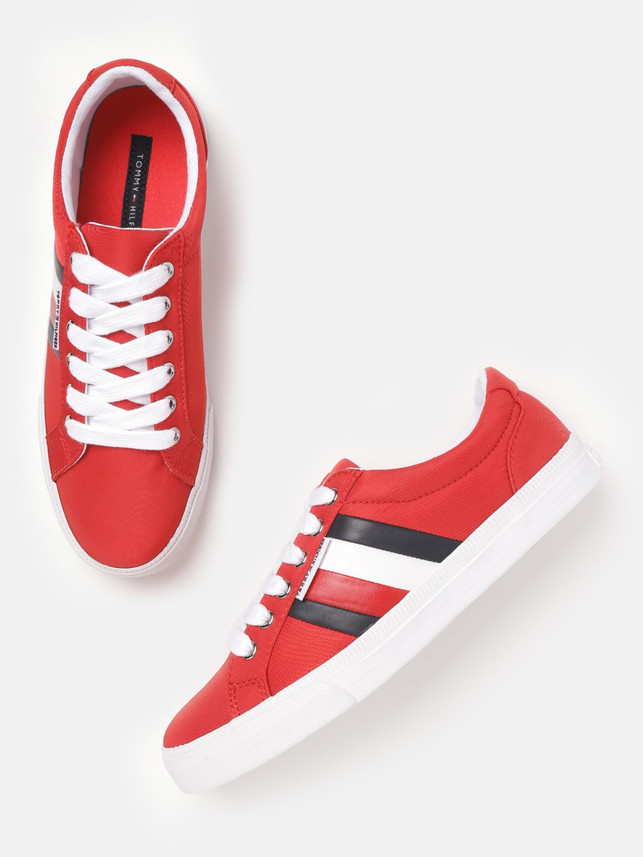 tommy hilfiger red slippers