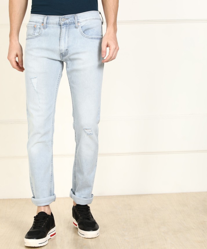 levi's pale blue jeans