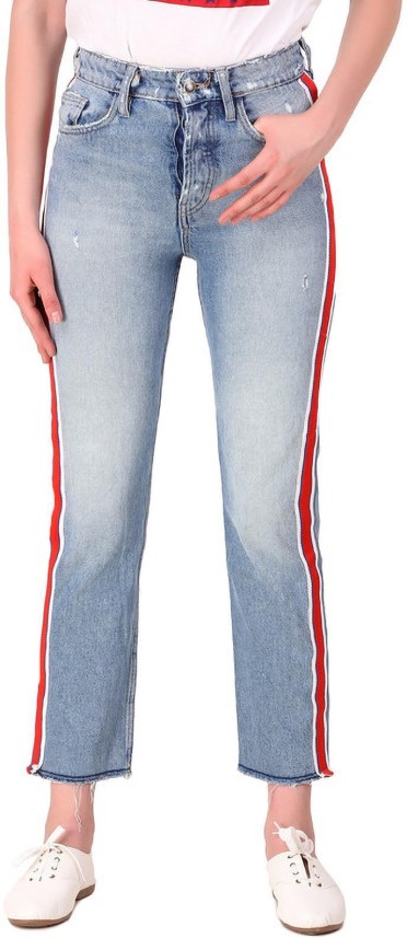 side stripe jeans flipkart