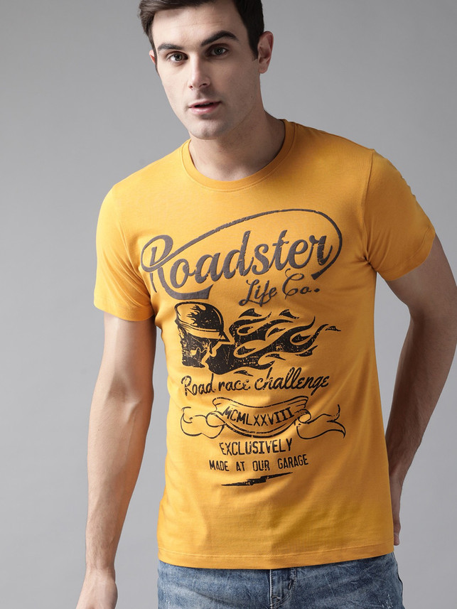 roadster yellow t shirt