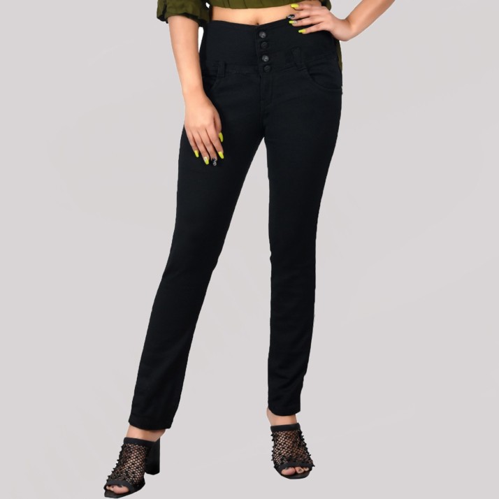 black jeans for ladies flipkart