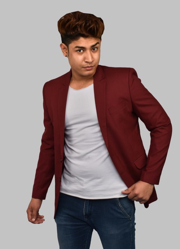 casual blazer look for wedding