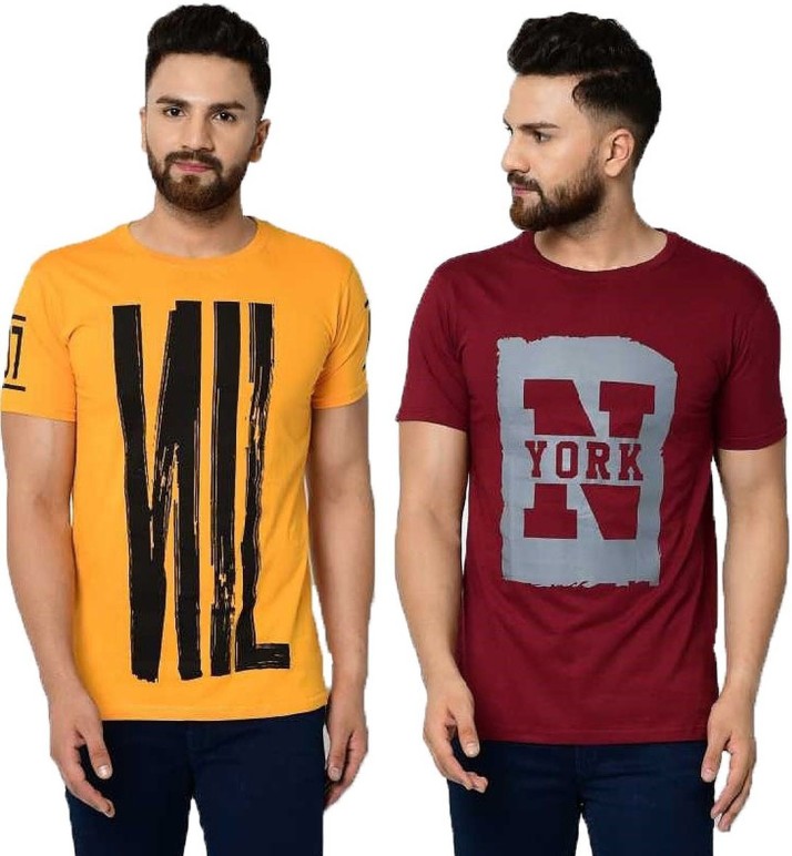 mens printed t shirt combo offer