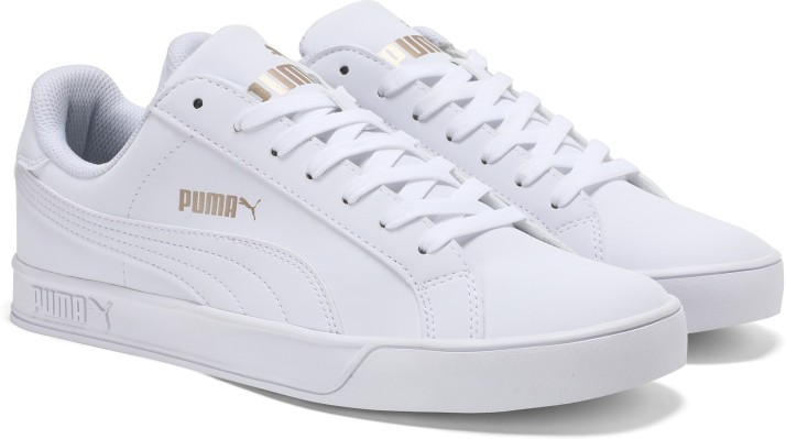 puma smash vulc white