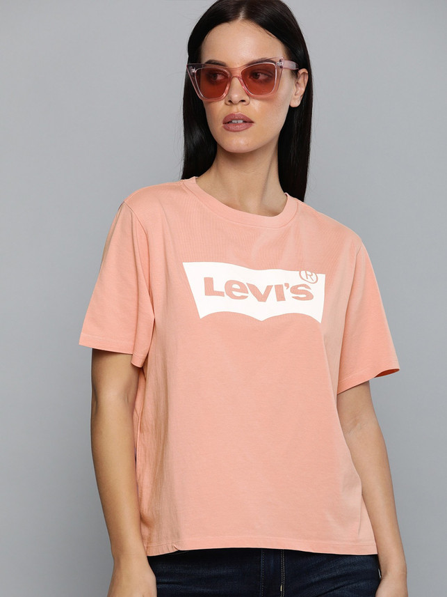 levis peach t shirt