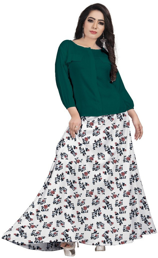 Fabiya Women Top and Skirt Set - Buy 
