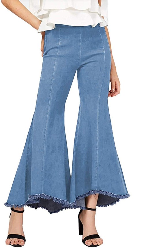 bell bottom jeans flipkart