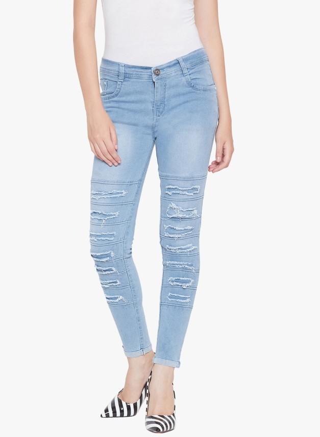 sky blue jeans online