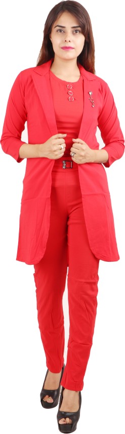 pant suit for women flipkart