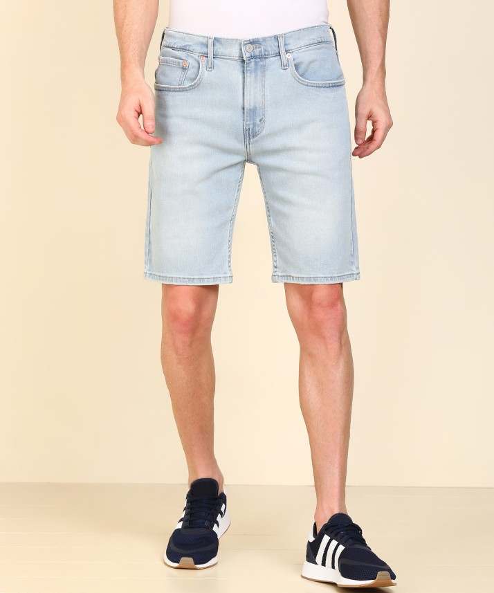 mens denim levi shorts