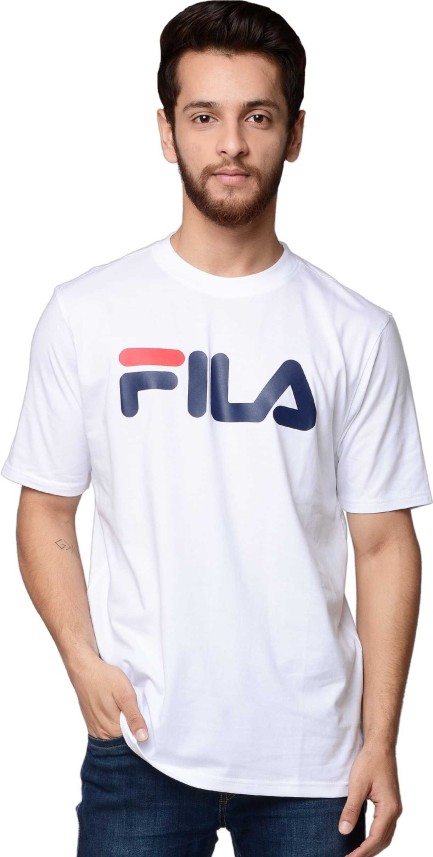 fila white t shirt mens