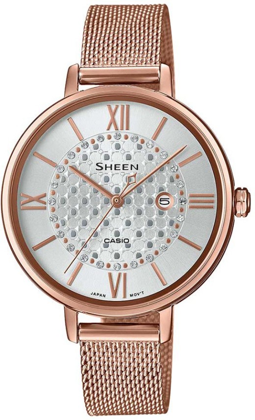 casio sheen swarovski ladies watch price