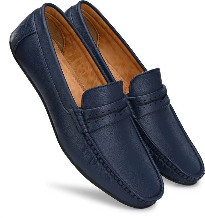 blue loafers