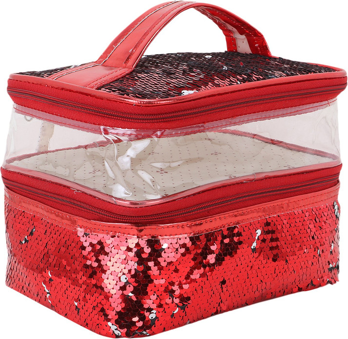 red makeup case