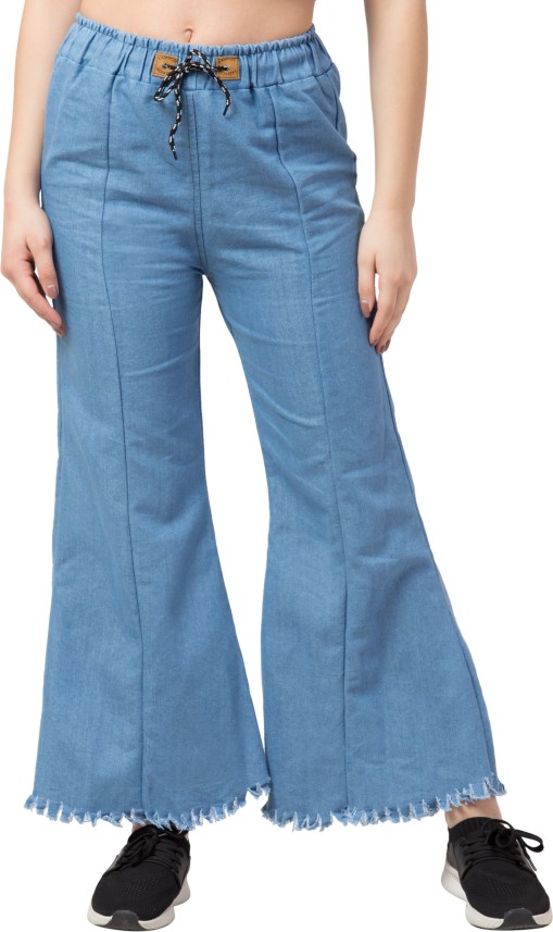 bell bottom jeans flipkart