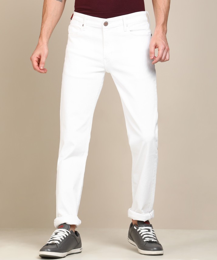 mens levi jeans white