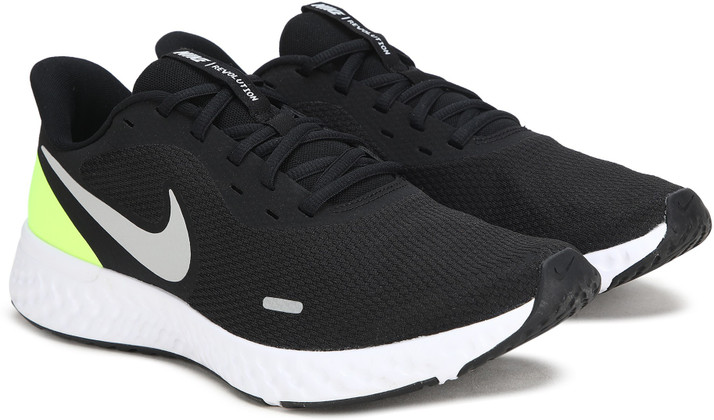 nike revolution 5 black volt