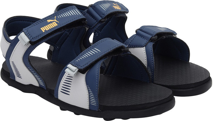 puma sandals blue
