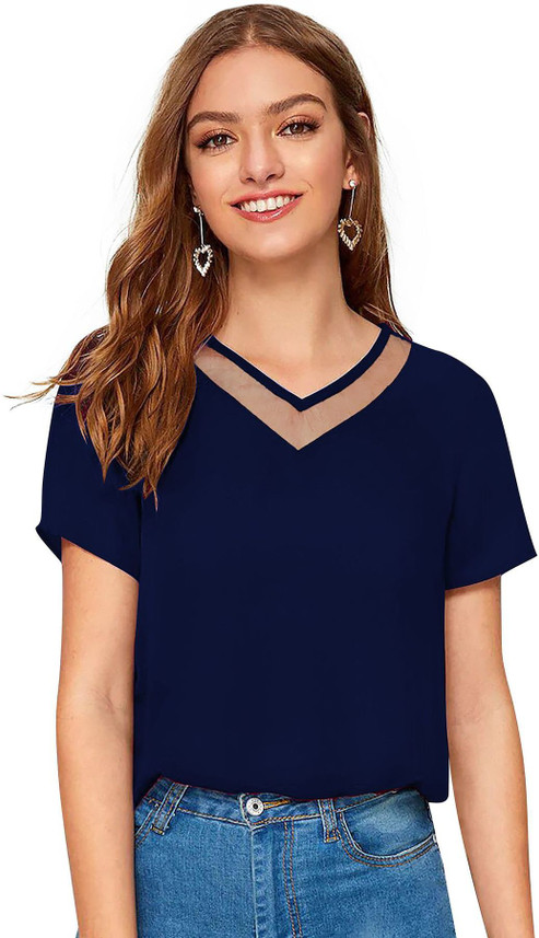 poplin shirt with pockets trf