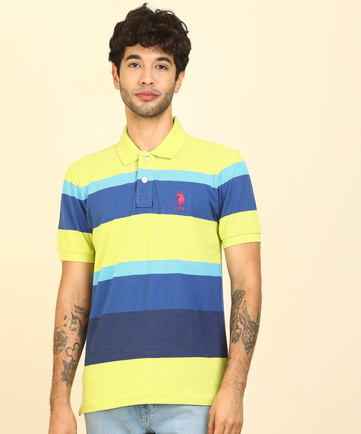 us polo striped t shirt