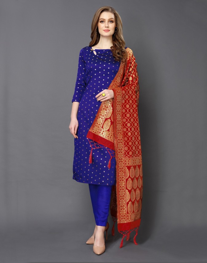 designer silk salwar suit