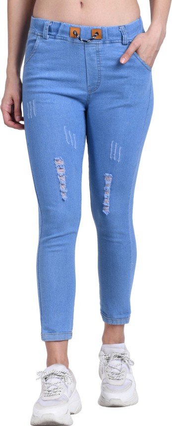 jogger jeans for womens flipkart