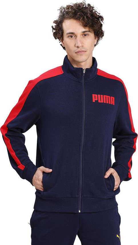 puma full sleeve colorblock men jacket