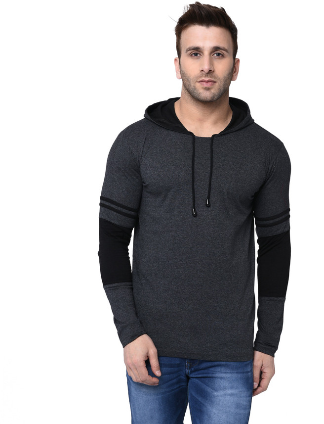 hooded neck shirt