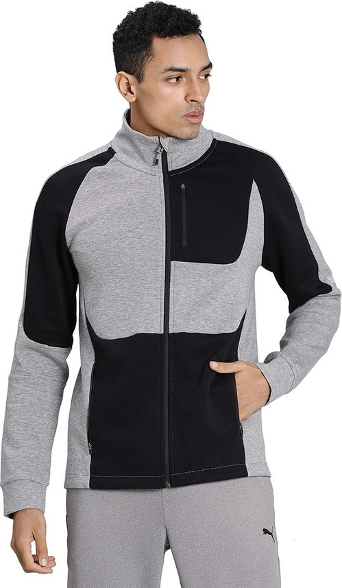 puma full sleeve colorblock men jacket