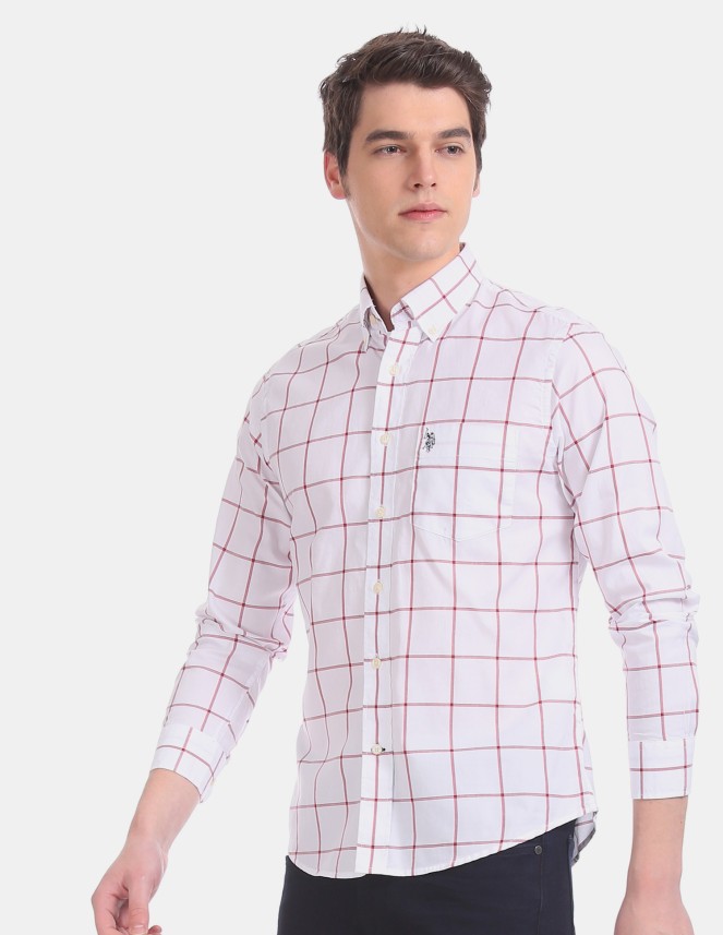 us polo assn check shirts