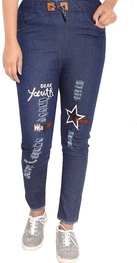 VIHANI Regular Women Dark Blue Jeans 