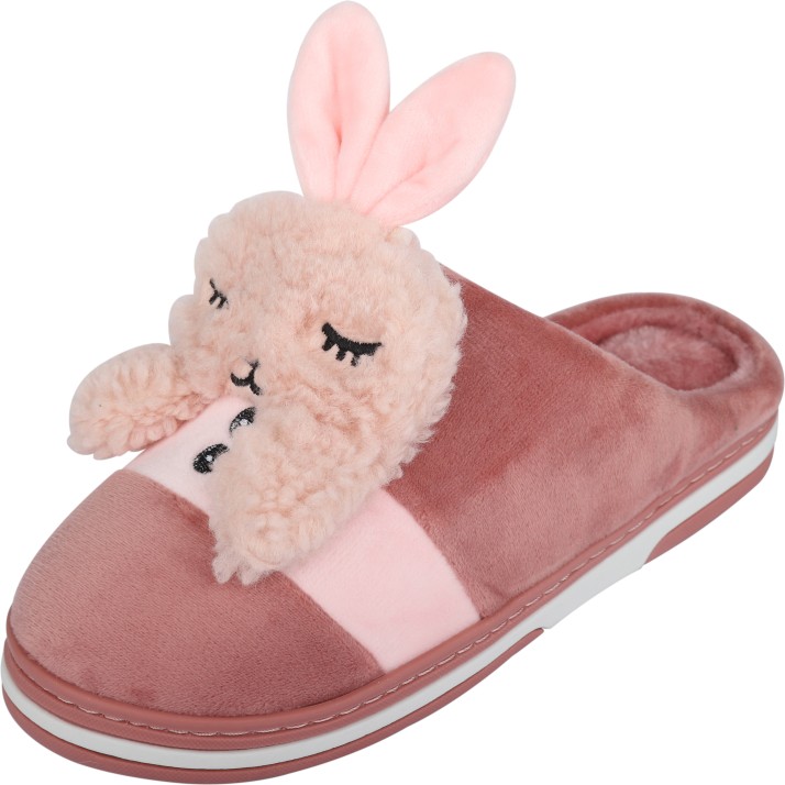 fur slippers flipkart