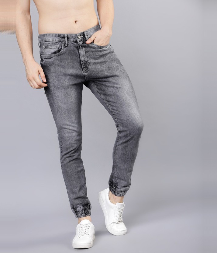 grey jogger jeans mens