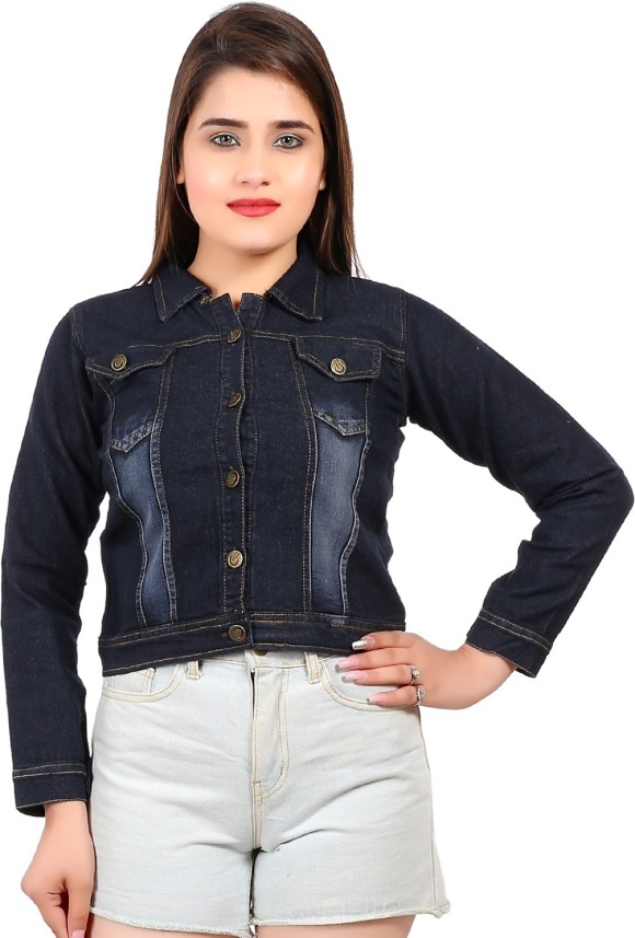 jeans coat for ladies flipkart